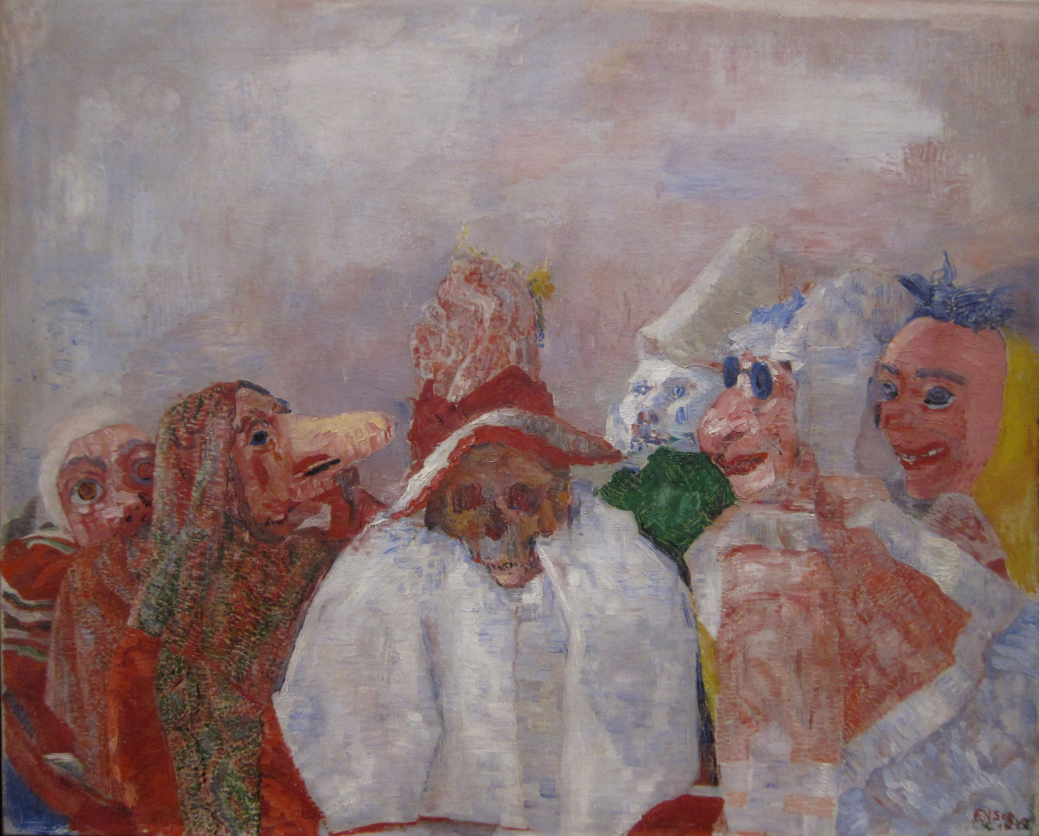 Masks Confronting Death, 1888