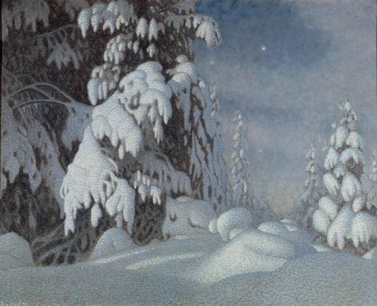 Winter Moonlight, 1895