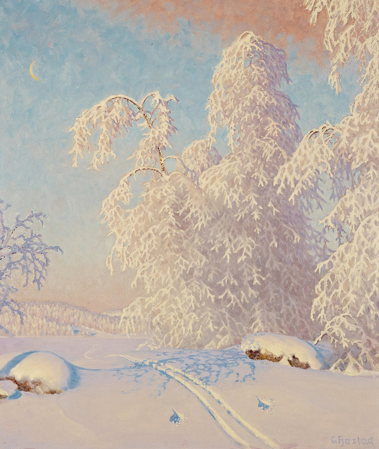 Ski Tracks, 20th century