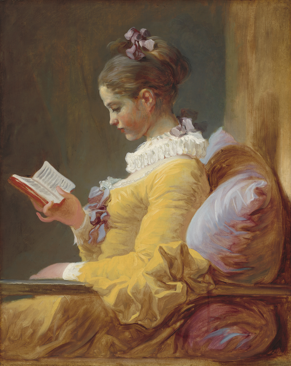 A Young Girl Reading, c. 1770-72