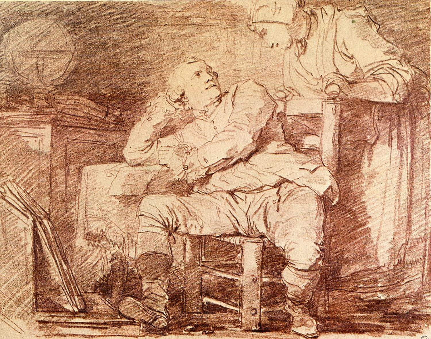 Artist in the Studio, c. 1773-74