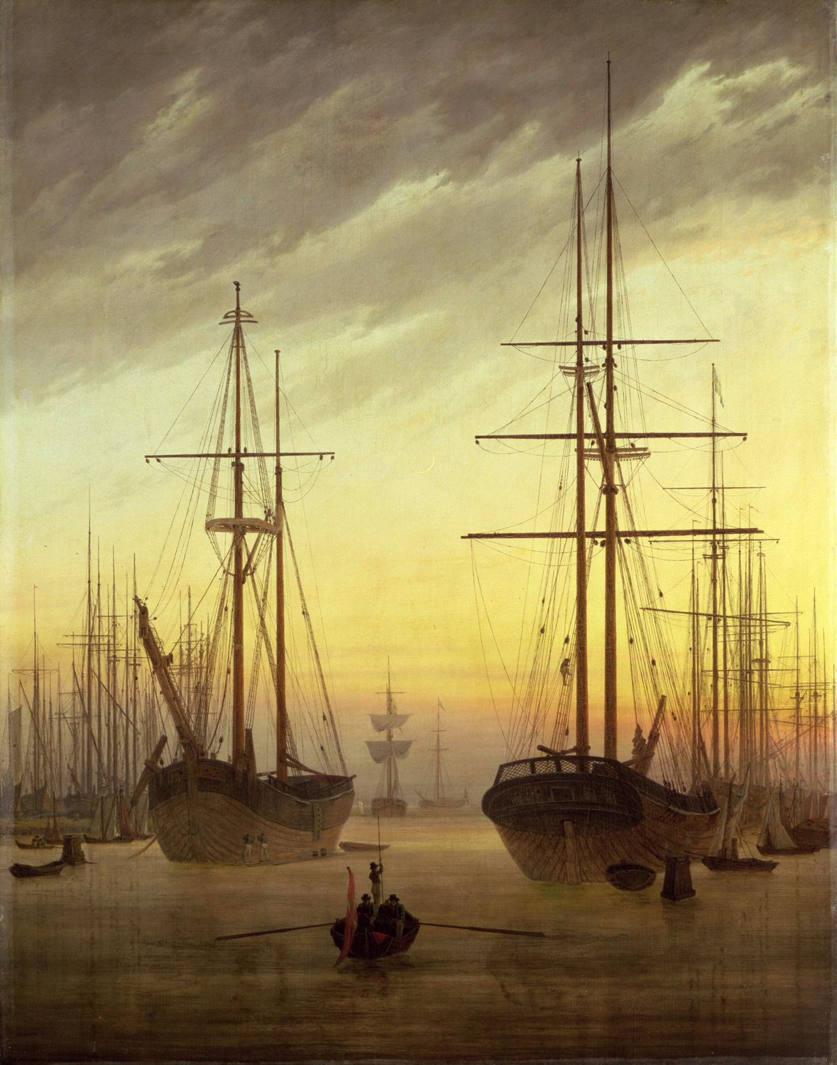 View of a Harbor, 1814