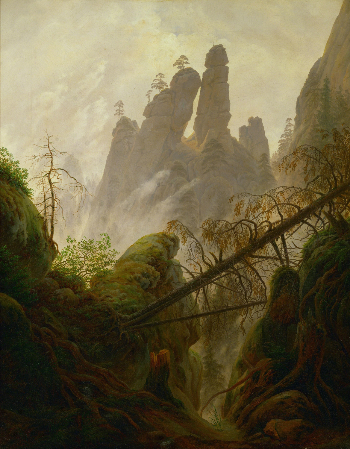 Rocky Landscape in the Elbe Sandstone Mountains, 1822-23