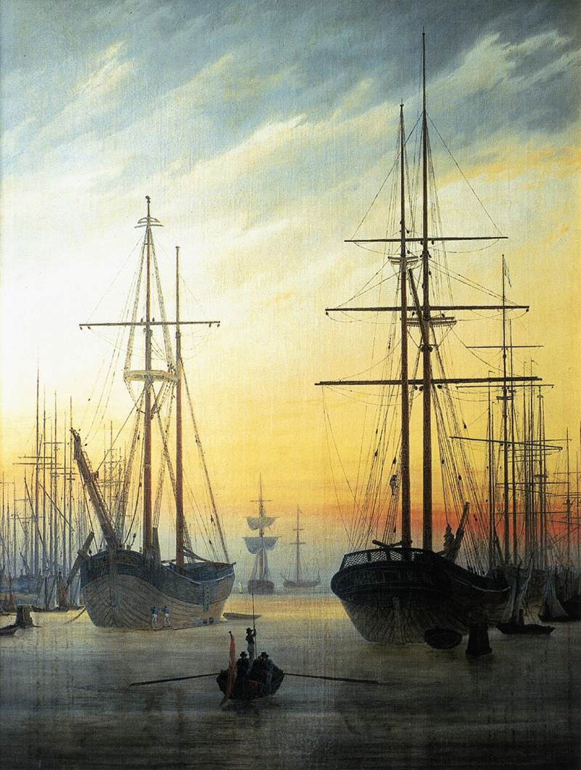 View of a Harbor, 1815-16