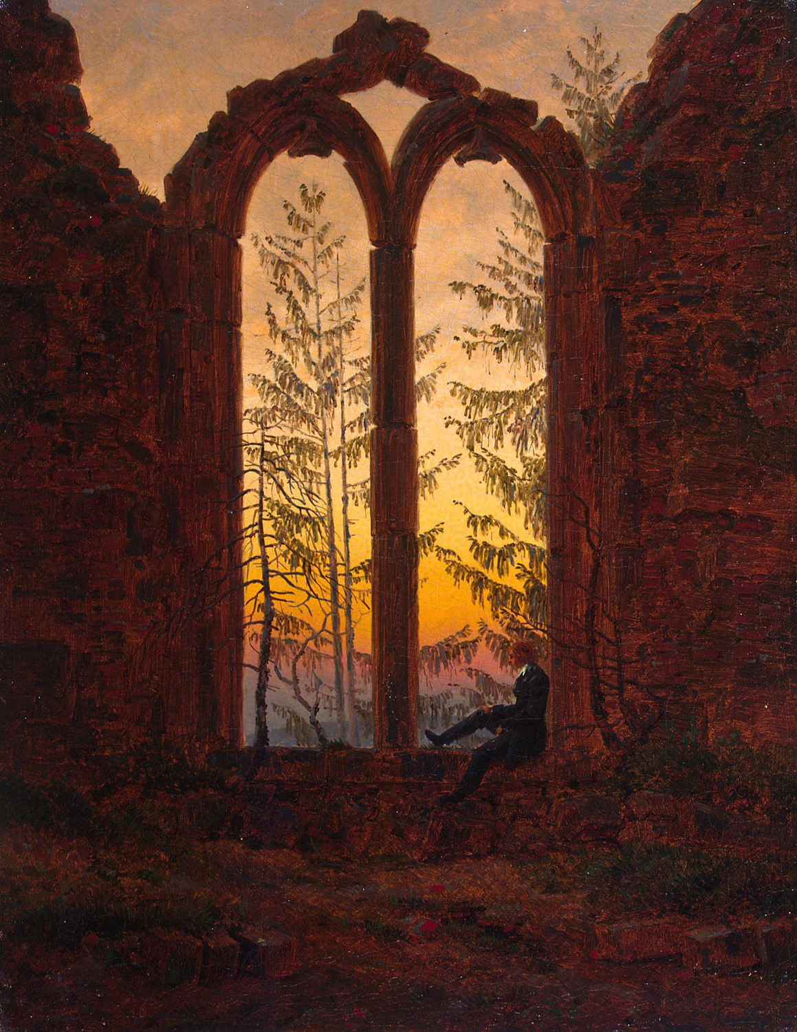 The Dreamer (Ruins of the Oybin Monastery), 1840