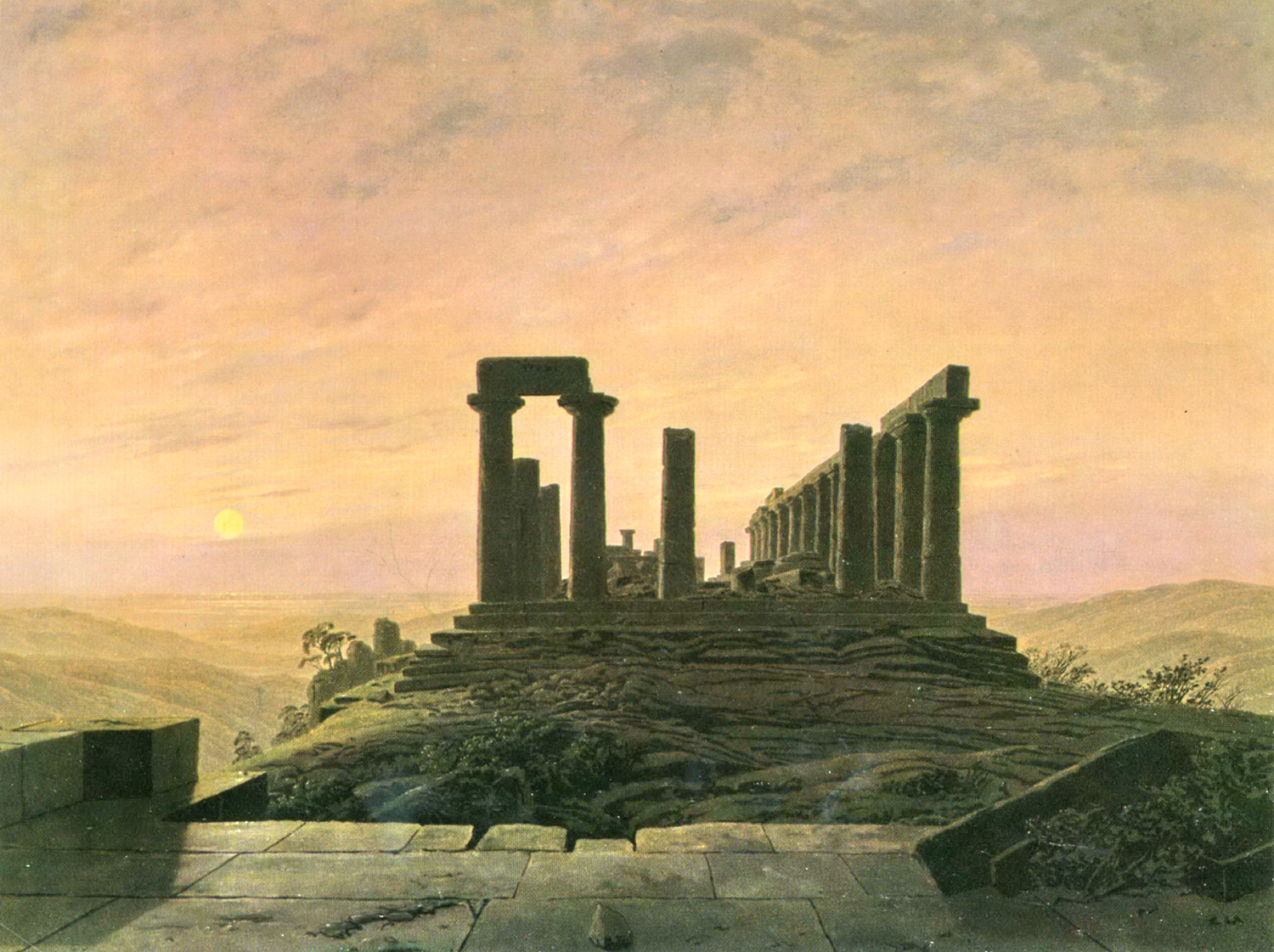 The Temple of Juno in Agrigento, c. 1828-30