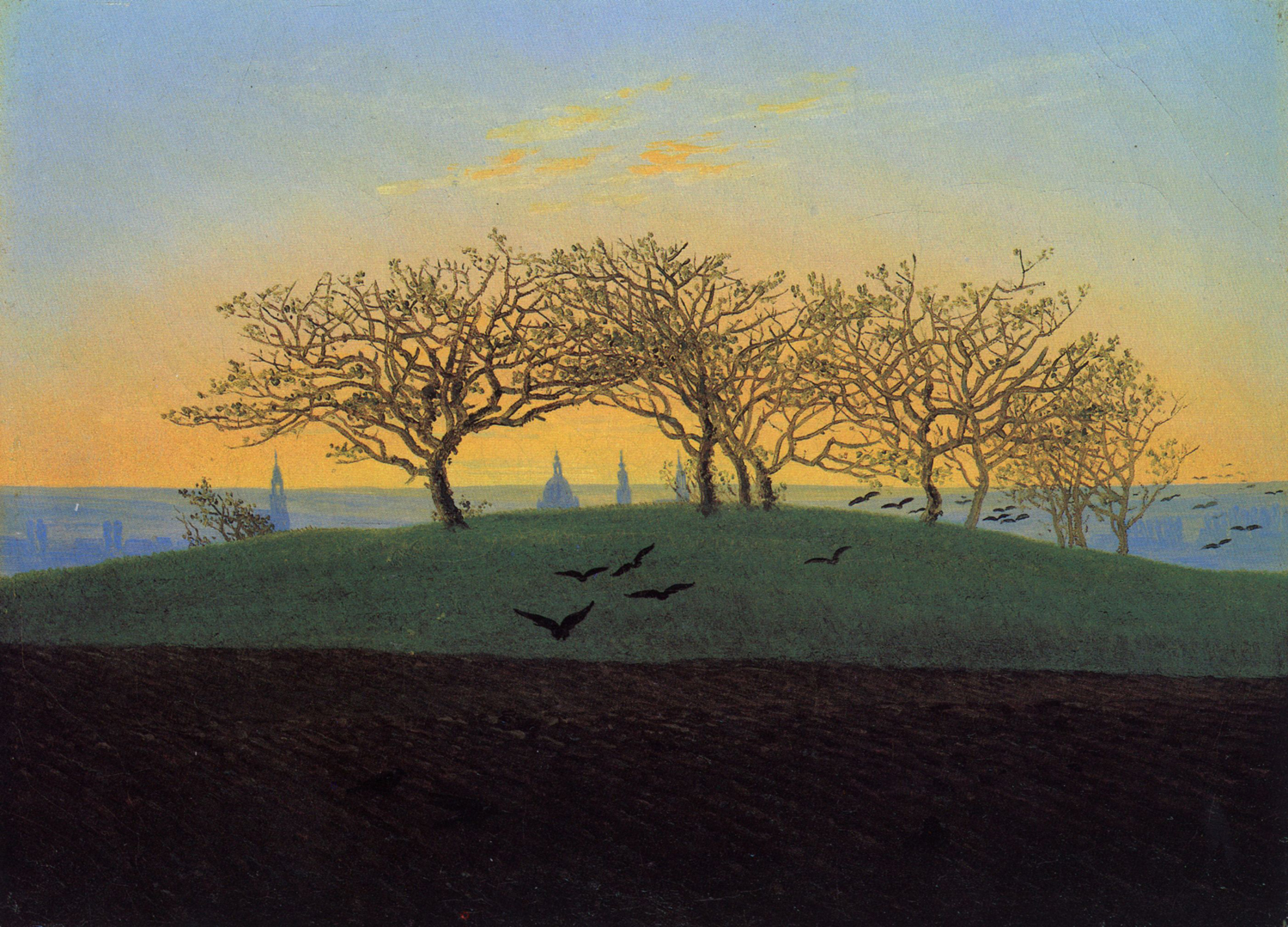 Hill and Ploughed Field near Dresden , c. 1824