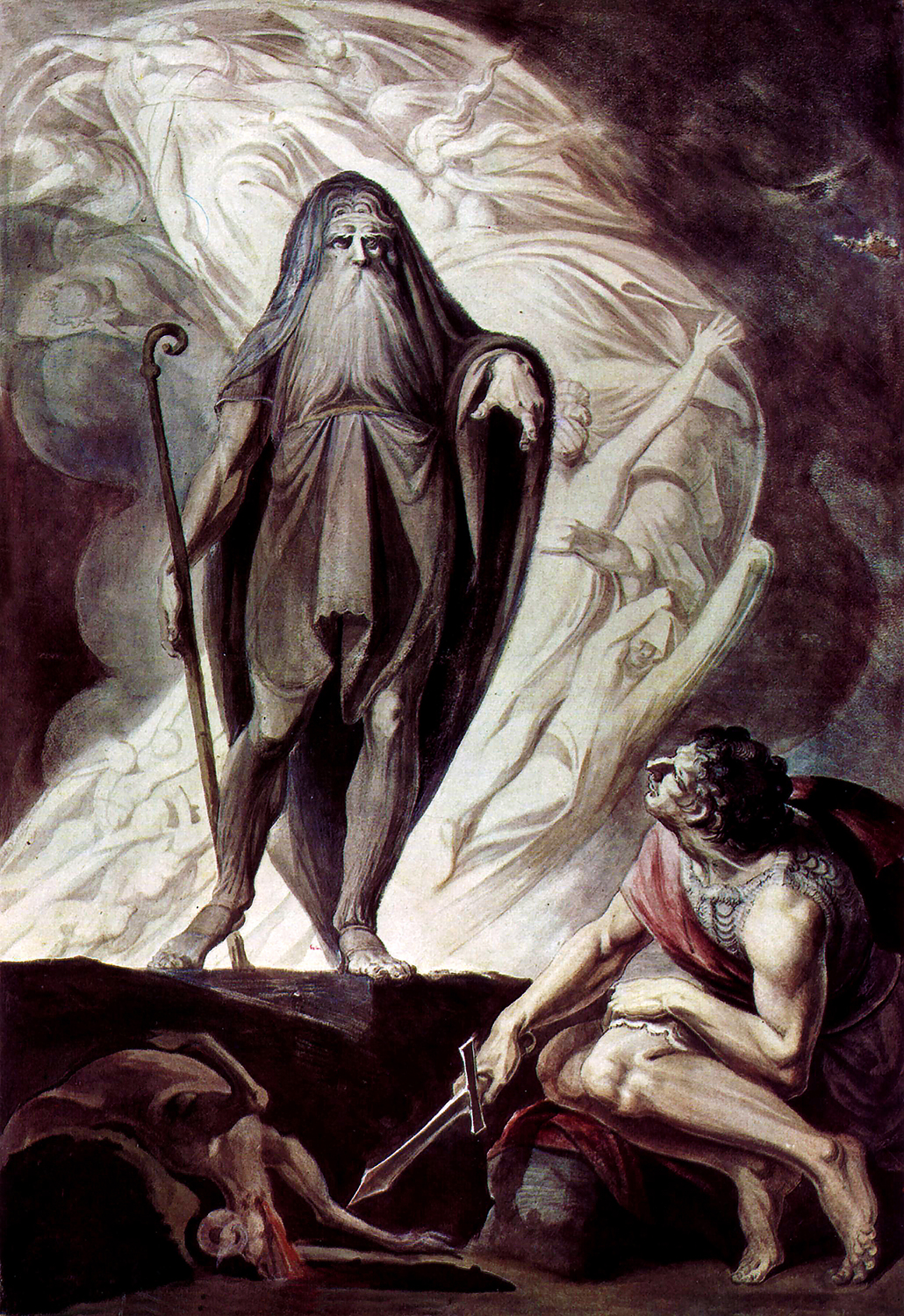 Tiresias Appears to Ulysses During the Sacrifice, c. 1780-85