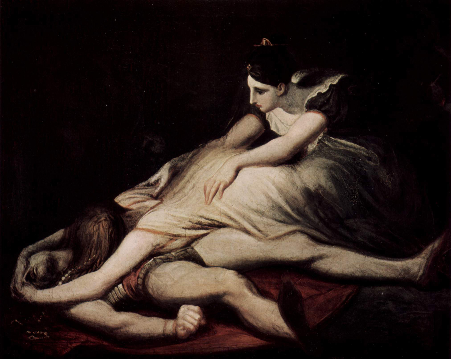 Kriemhild Throws Herself on the Dead Siegfried, 1817
