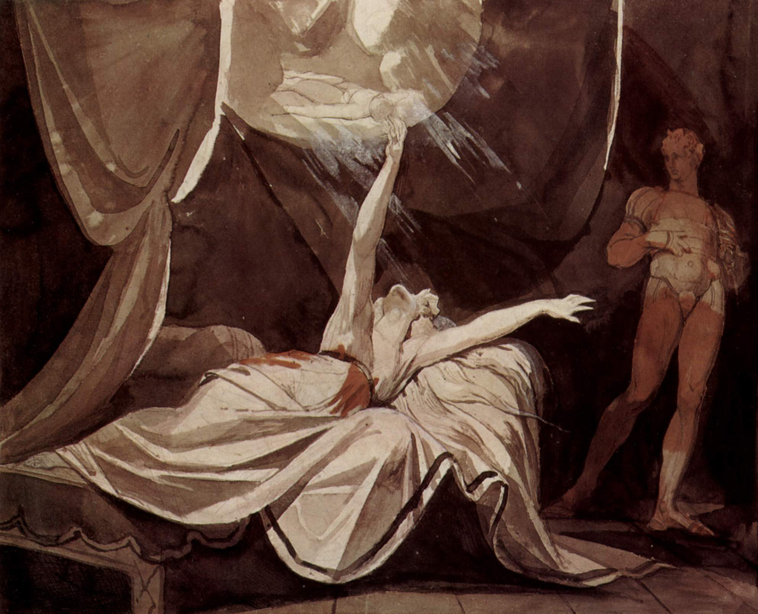 Kriemhild Sees the Dead Siegfried in Her Dream, c. 1805