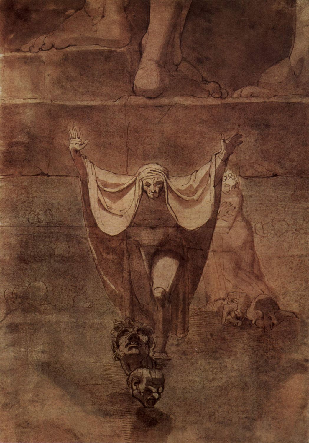 Dante and Virgil on the Ice of Kocythos, 1774
