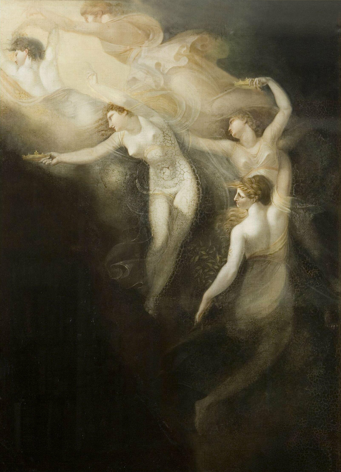 The Dream of Queen Katherine (Shakespeare, Henry VIII, Act IV, Scene 2), 1781 (detail)