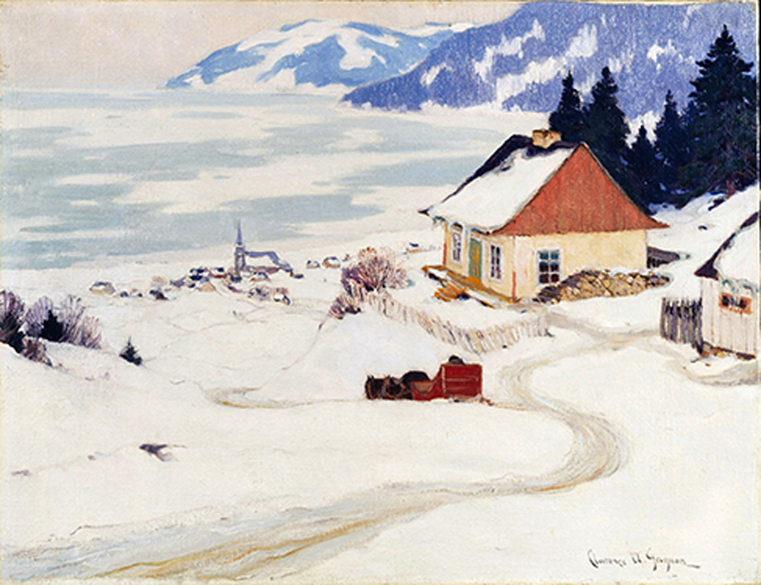 La Carriole Rouge (The Red Sleigh), c. 1924-25