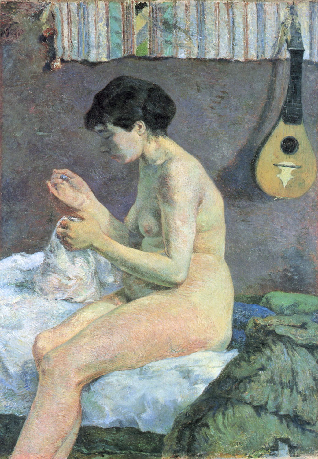 Study of a Nude (Suzanne Sewing), 1880