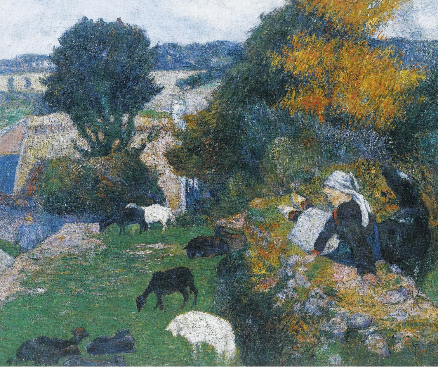 Shepherds in Brittany (La Bergere Bretonne), 1886