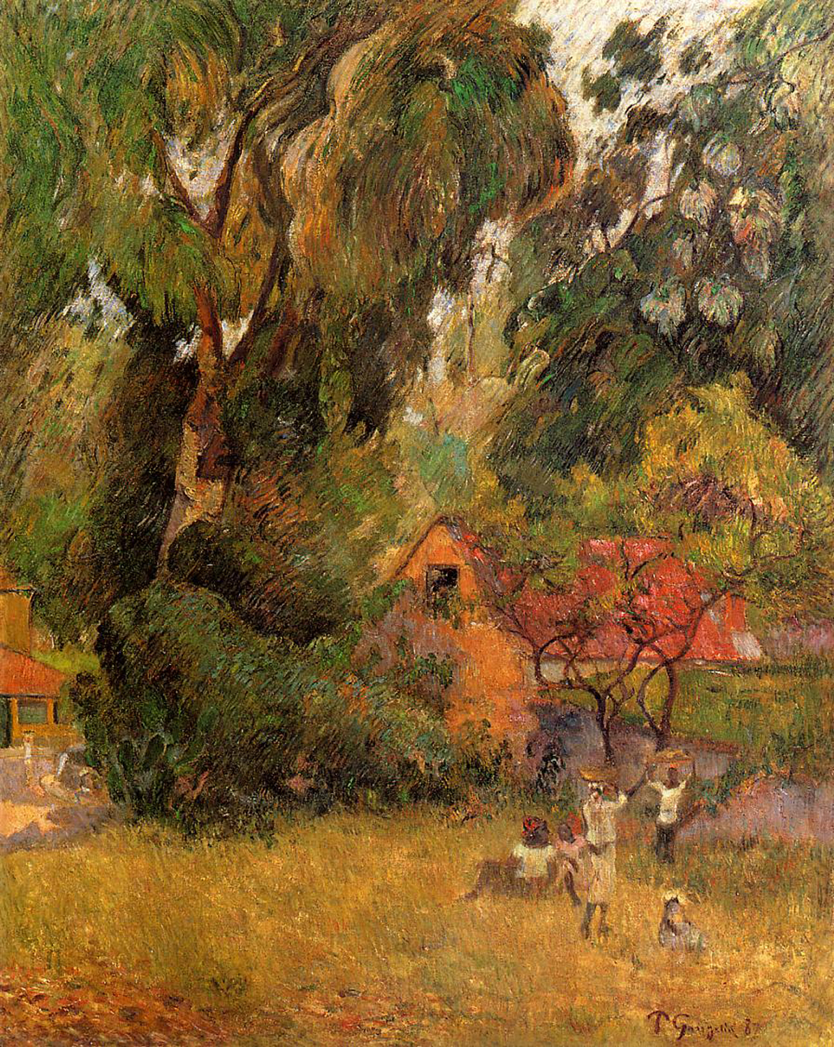 Huts Under the Trees, 1887