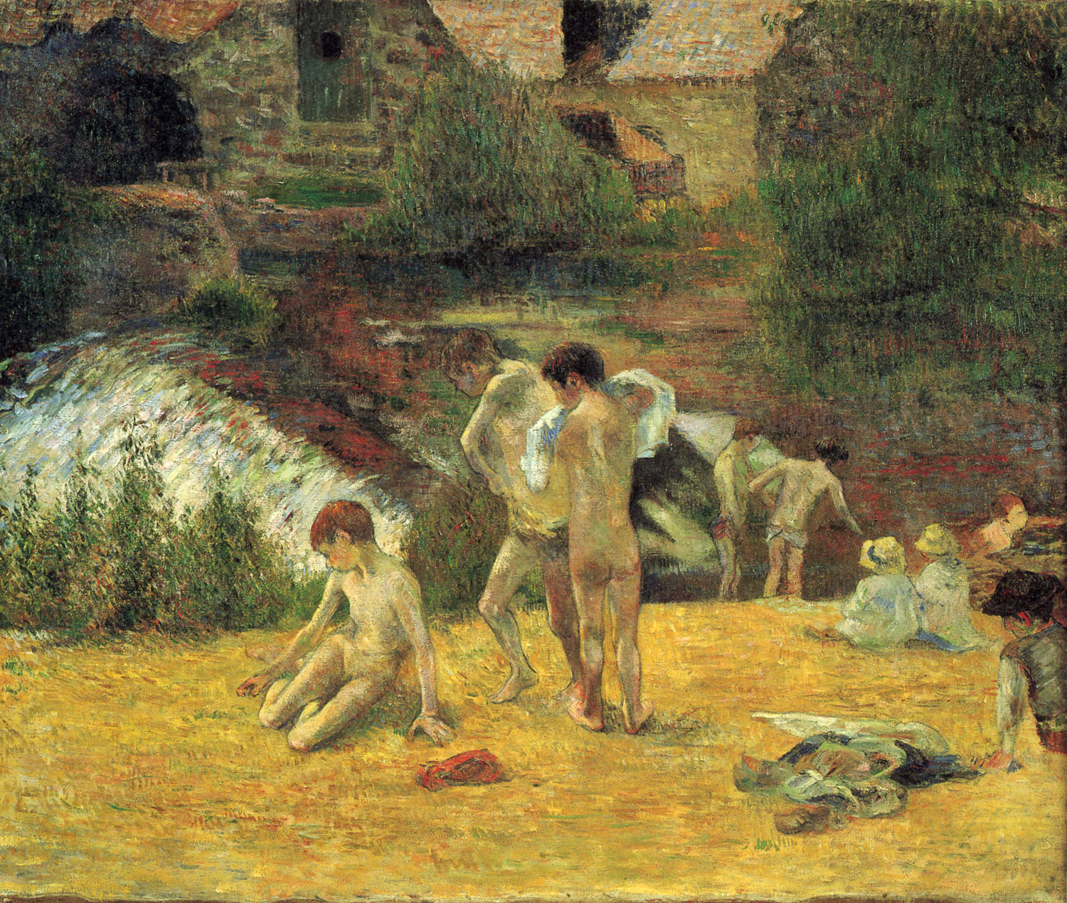 Breton Boys Bathing, 1886