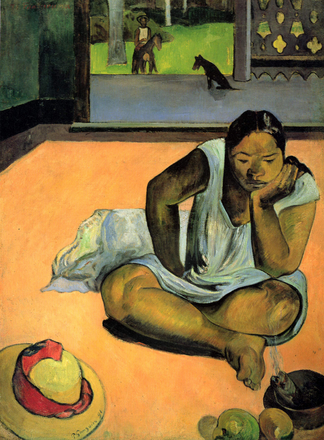 The Brooding Woman (Te Faaturuma), 1891