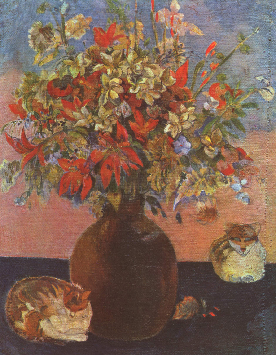 Flowers and Cats, 1899