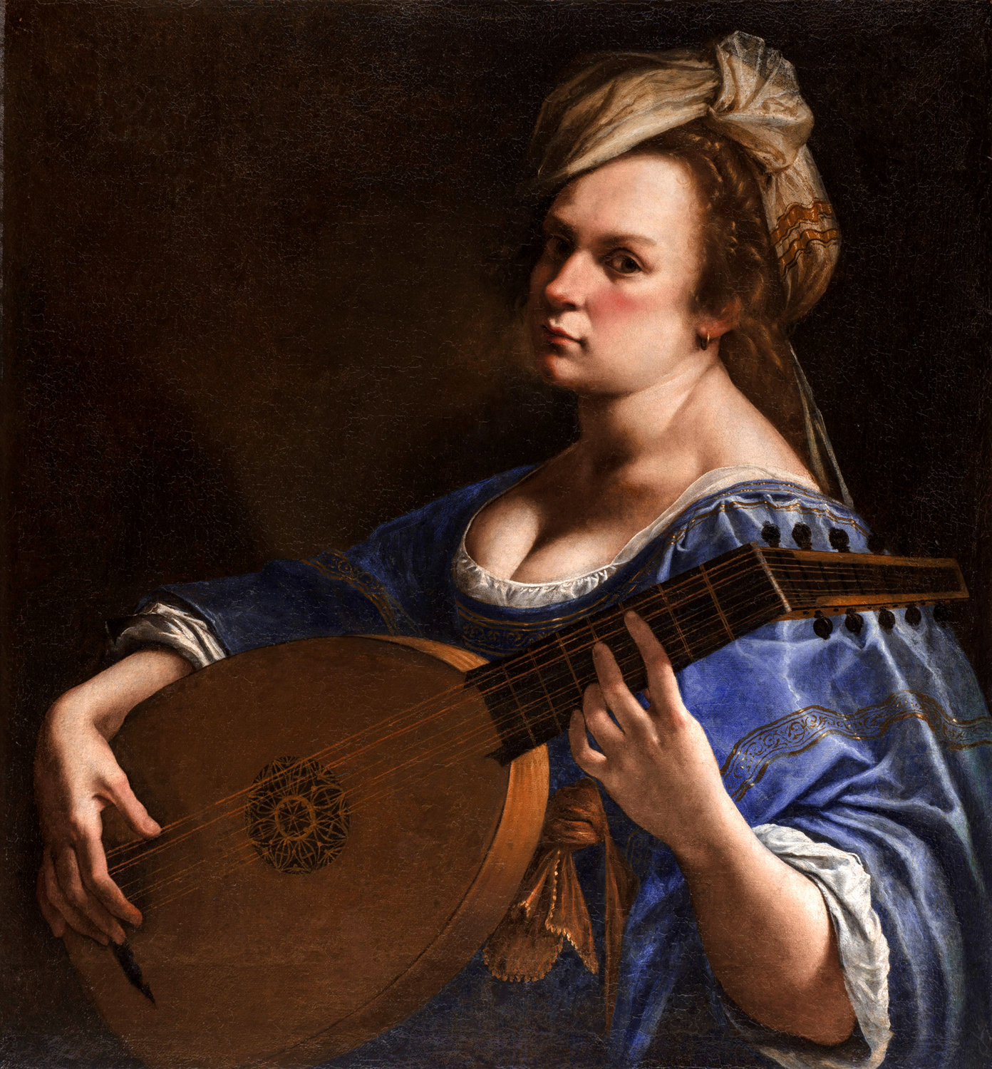 Self-portrait as a Lue Player, c. 1615-18