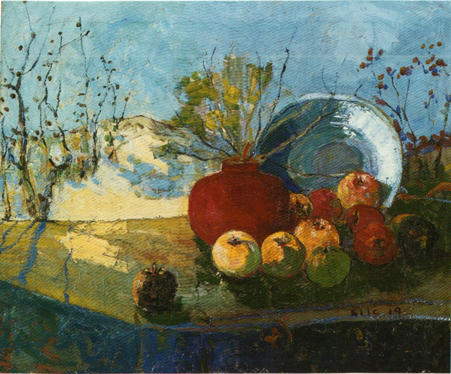 Still Life with Trees and Mountain, 1919