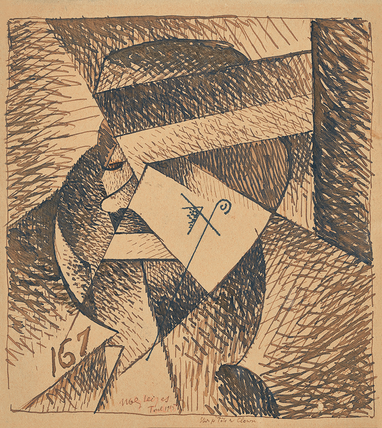 Study for Head of a Clown, 1915