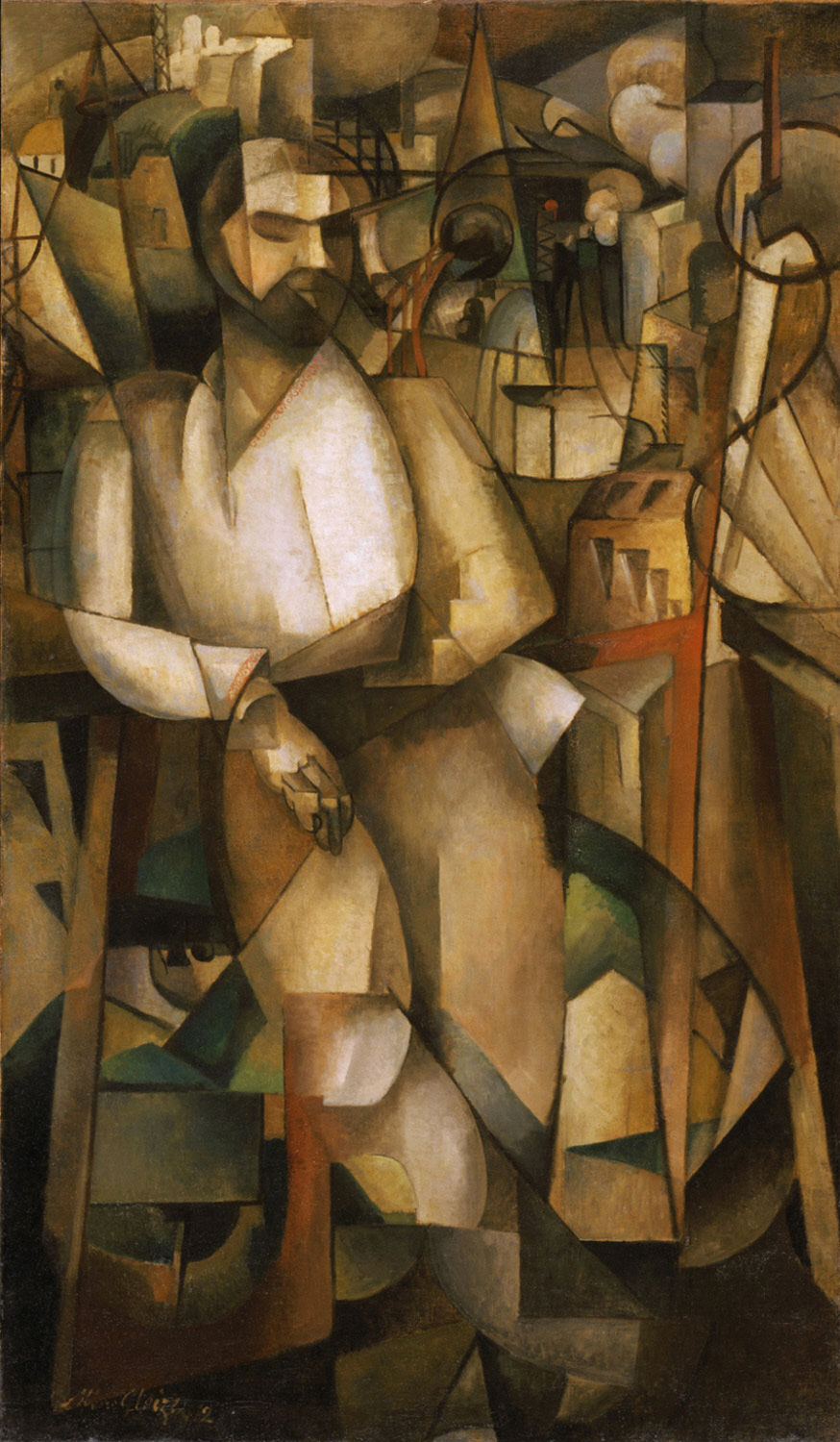 Man on a Balcony, 1912