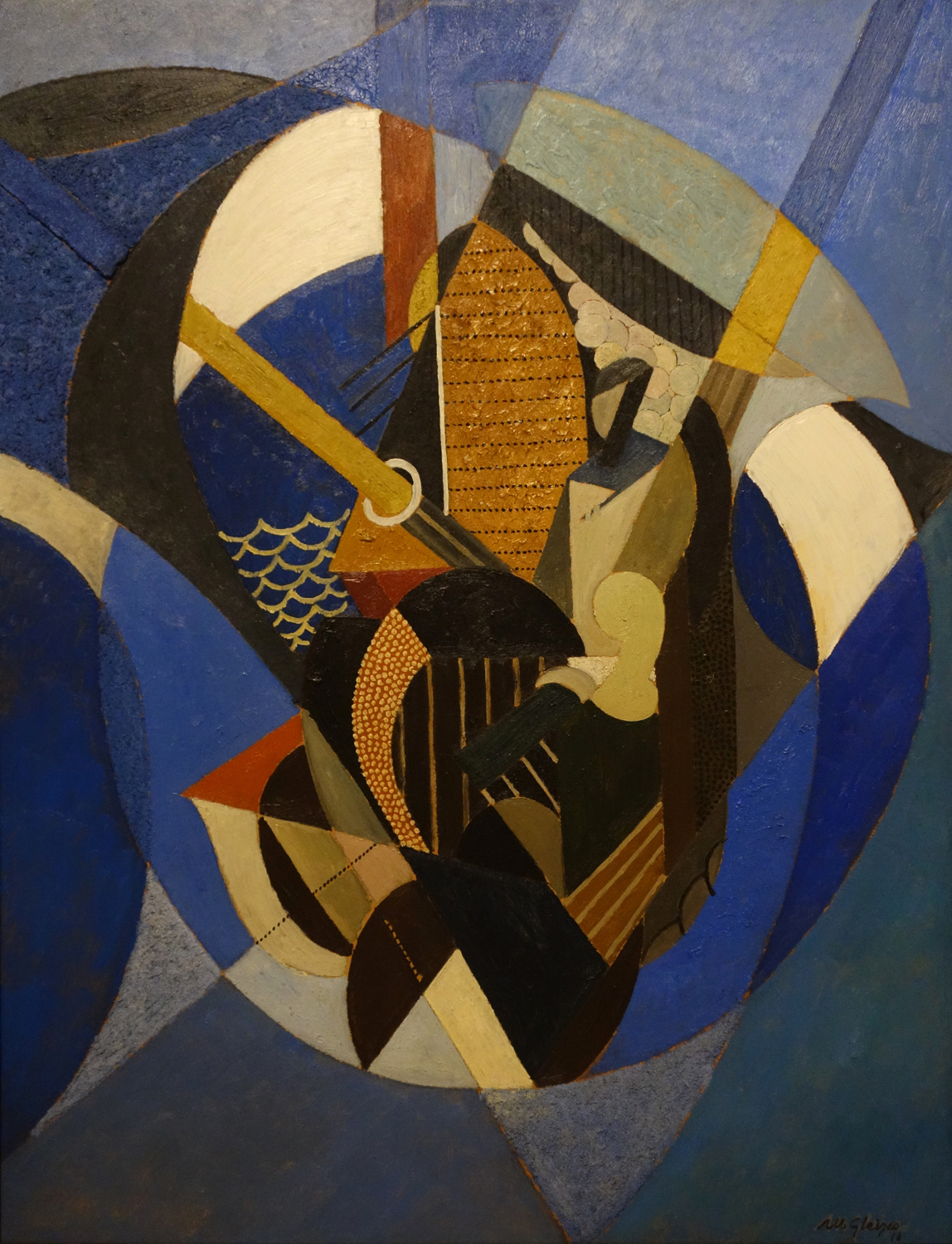 On a Sailboat, 1916