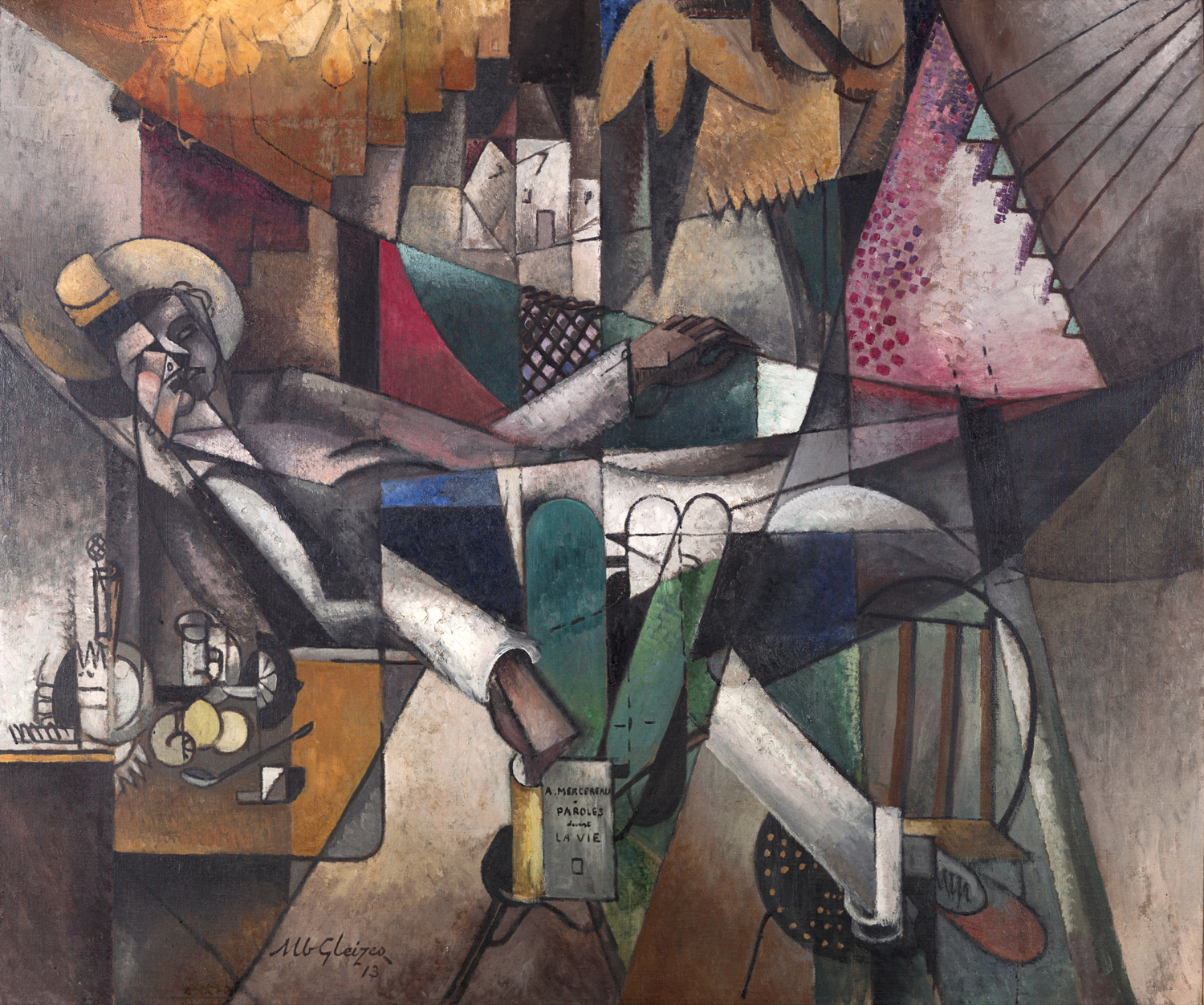 Man in a Hammock, 1913