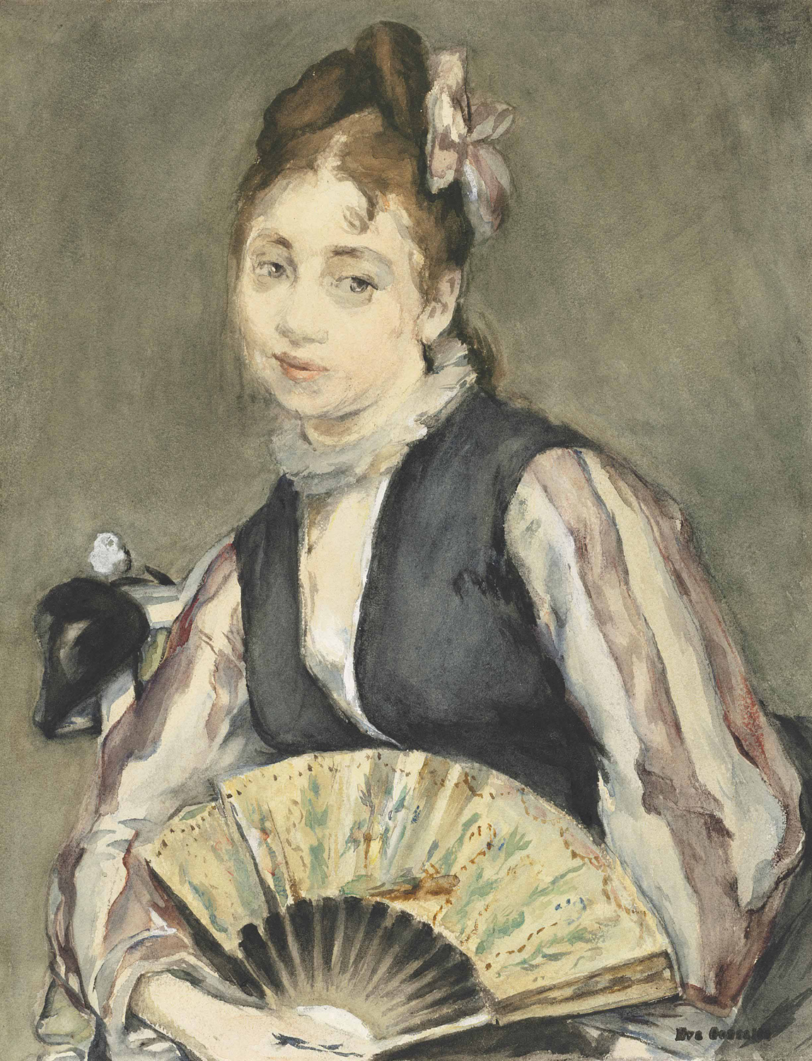 Portrait De Jeanne Gonzales, c. 1870-72
