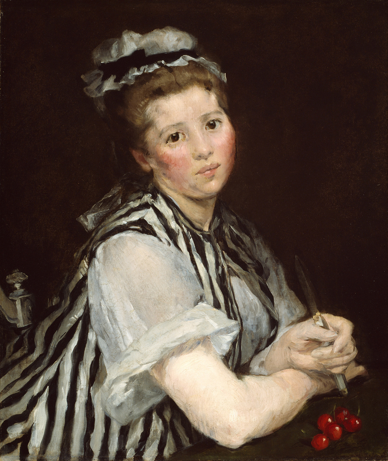 Girl with Cherries, 1870