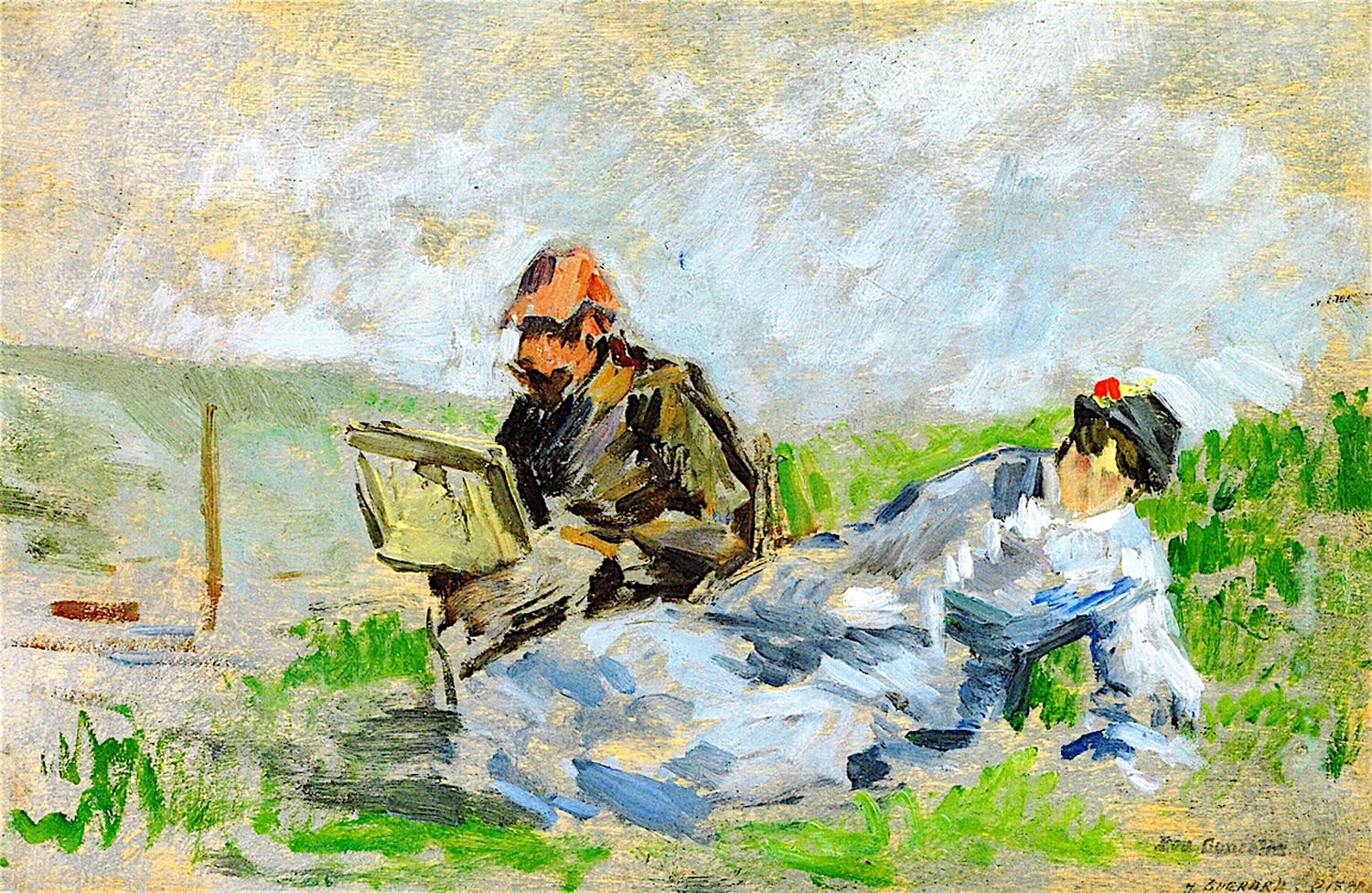 Le Peintre et le Modele (The Painter and the Model), 1883
