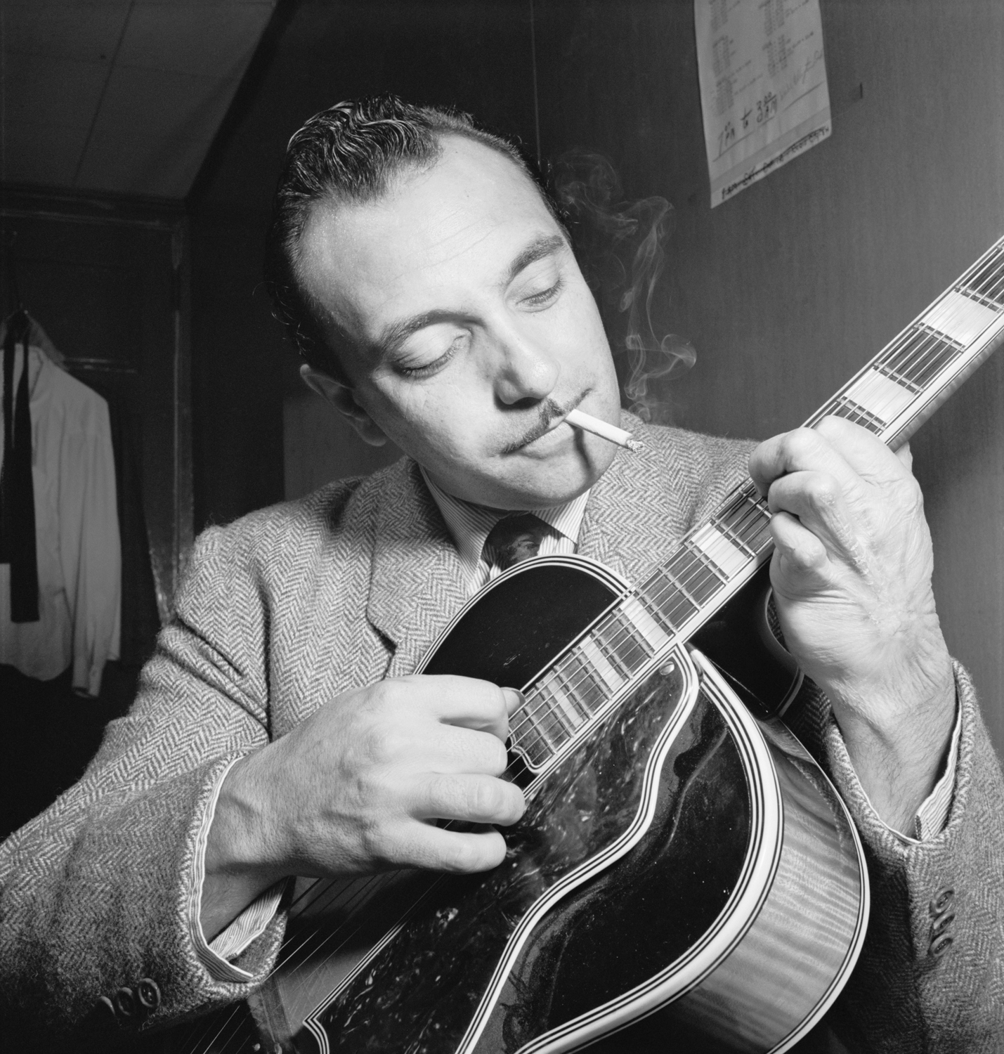 Django Reinhardt at the Aquarium Jazz Club in New York, c. Nov 1946