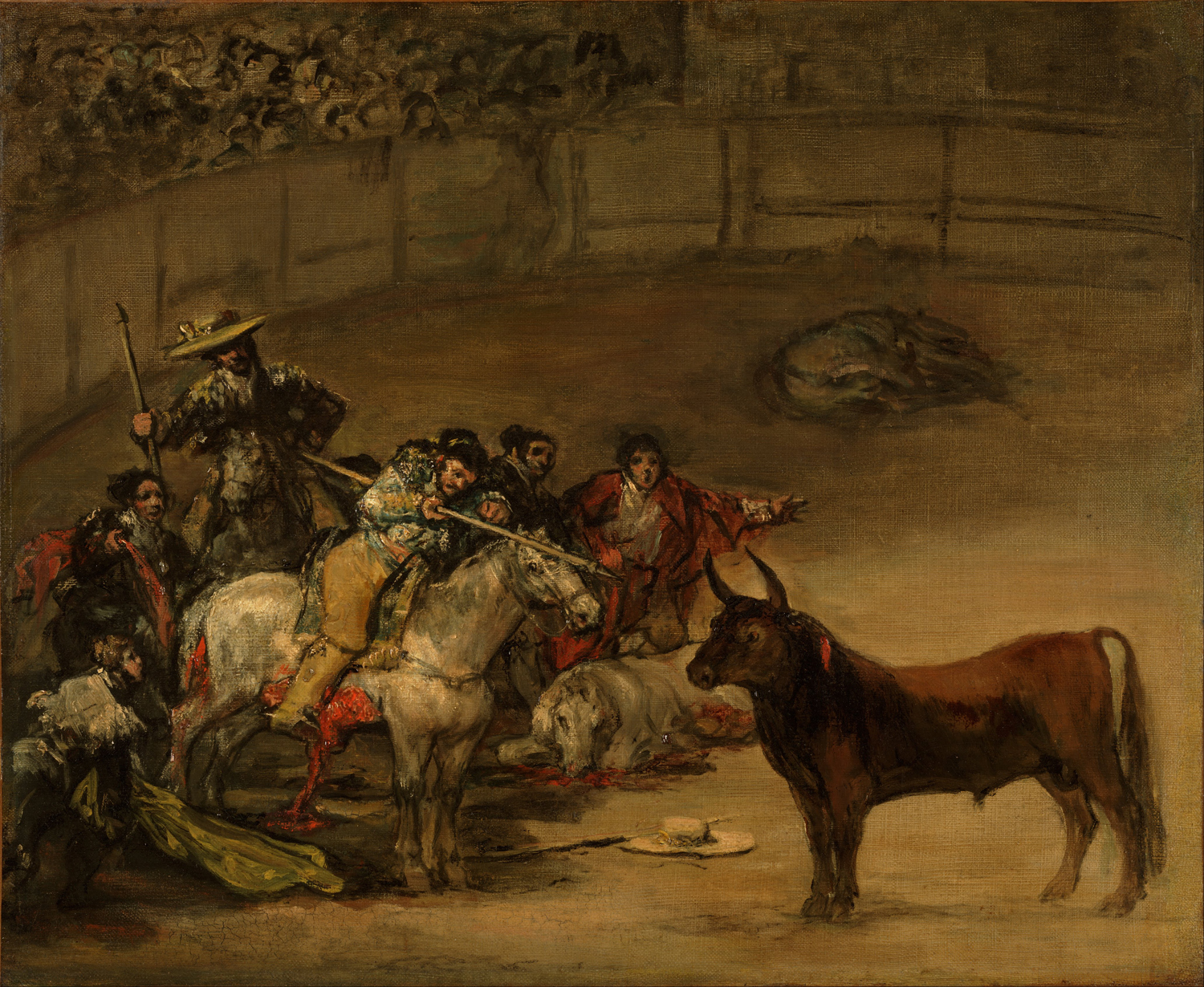 Bullfight, Suerte de Varas, 1824