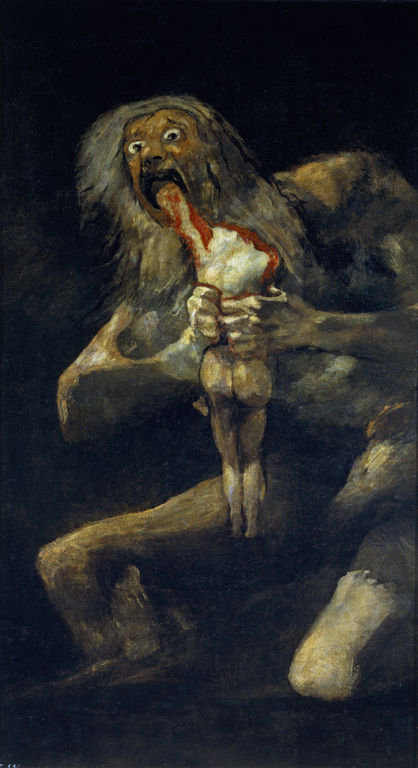 Saturn Devouring His Son, c. 1819-23