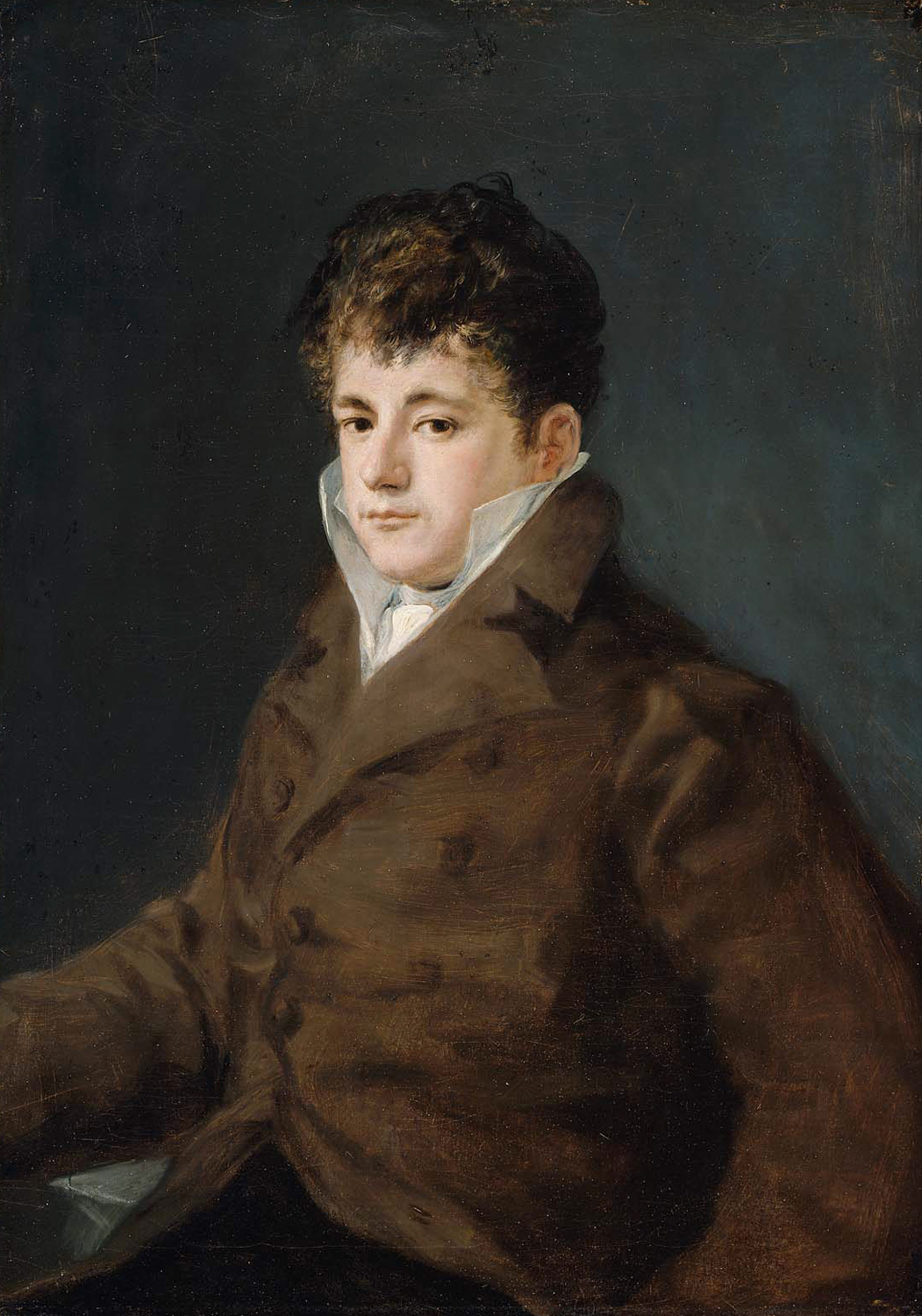 Portrait of a Young Man in Brown, possibly Javier Goya
