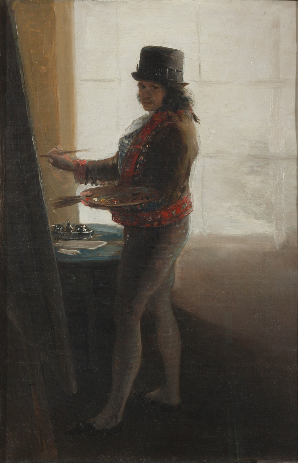 Self-portrait before the Easel (Autorretrato ante el Caballete), c. 1790-95