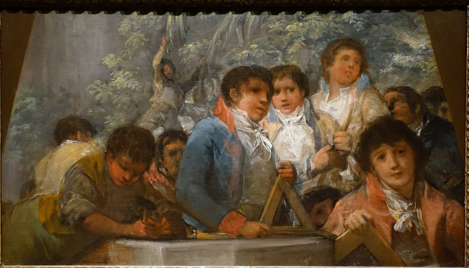 Students from the Pestalozzian Academy (detail), c. 1806-07