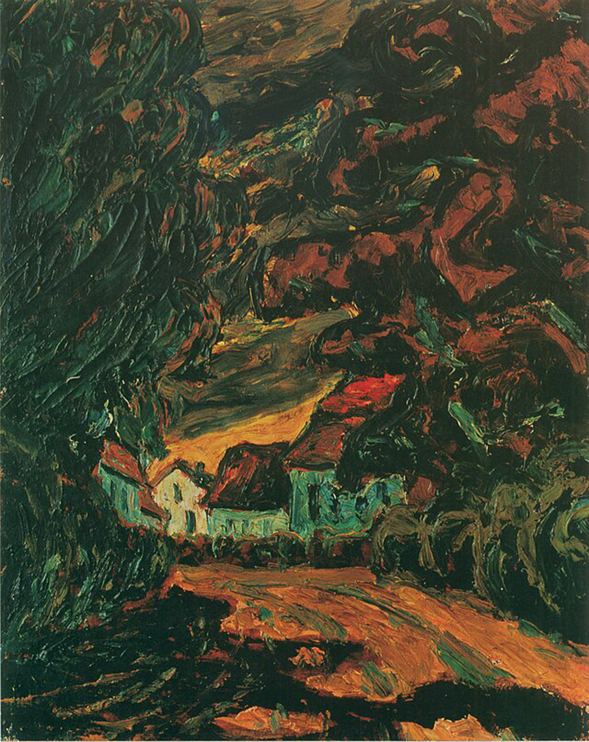Landscape around Carlsbourg (Belgium), 1914-1915
