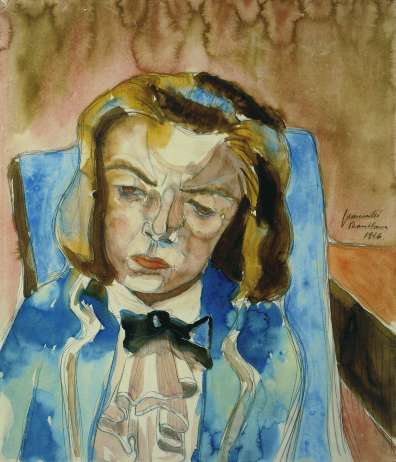 Sinnendes Madchen IV  (Musing Girl IV (Sonia Gramatte)), 1926
