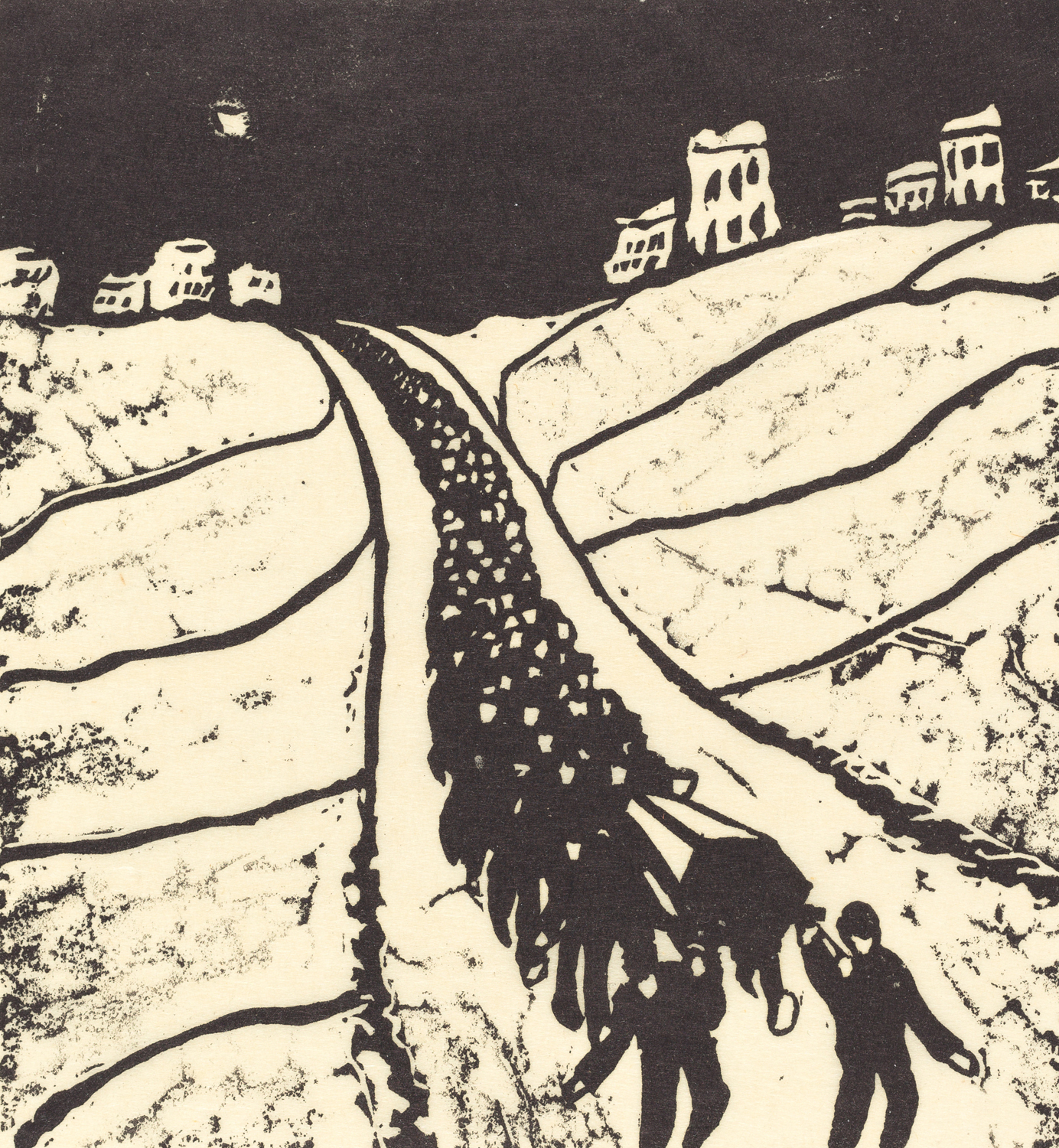 Begrabnis (Burial), 1916