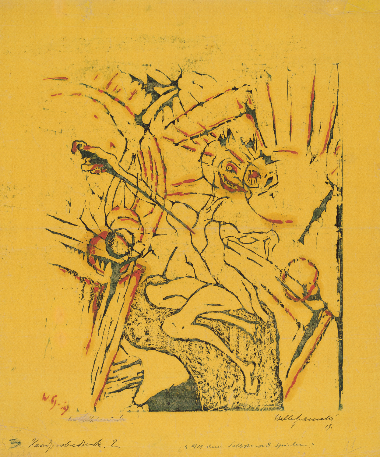 Mit dem Selbstmord Spielen (Playing with Suicide), 1919