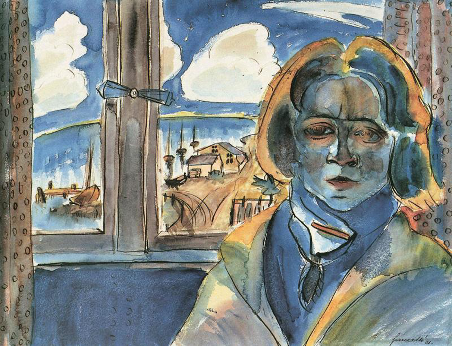 Woman at a Window (Sonia Gramatte), 1921