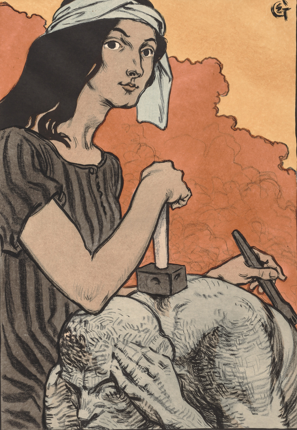 Sculptress, 1897