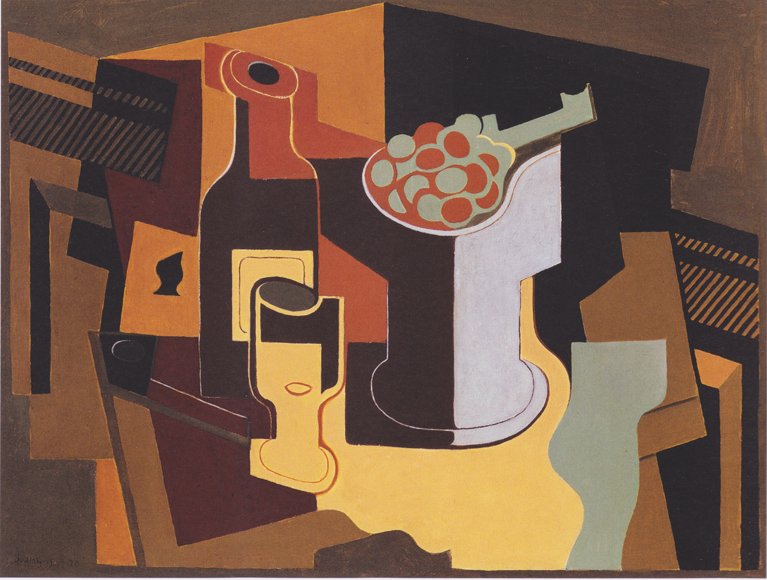 Bottle and Fruit Bowl, 1920