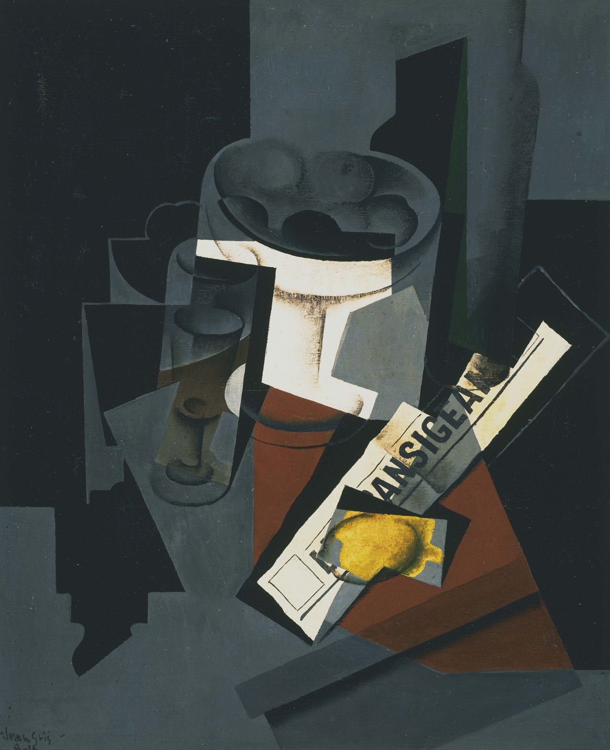 Still Life with Newspaper, 1916