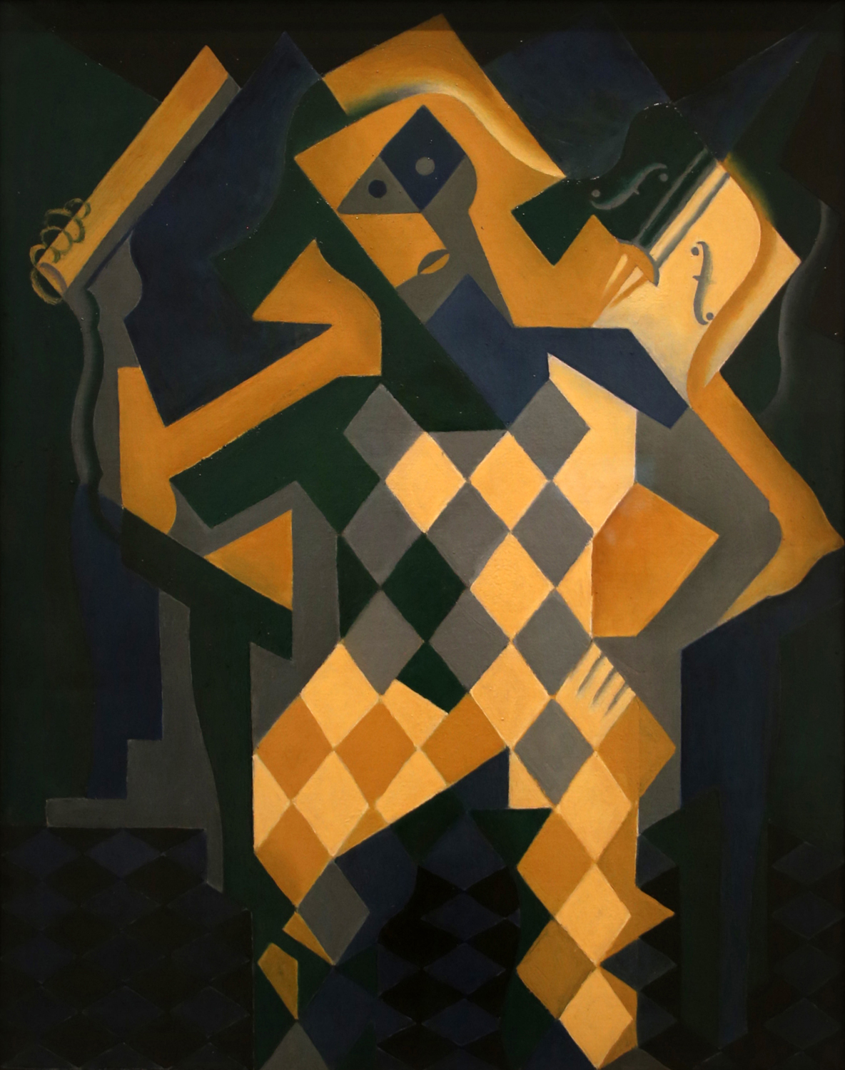 Harlequin with a Violin, 1919