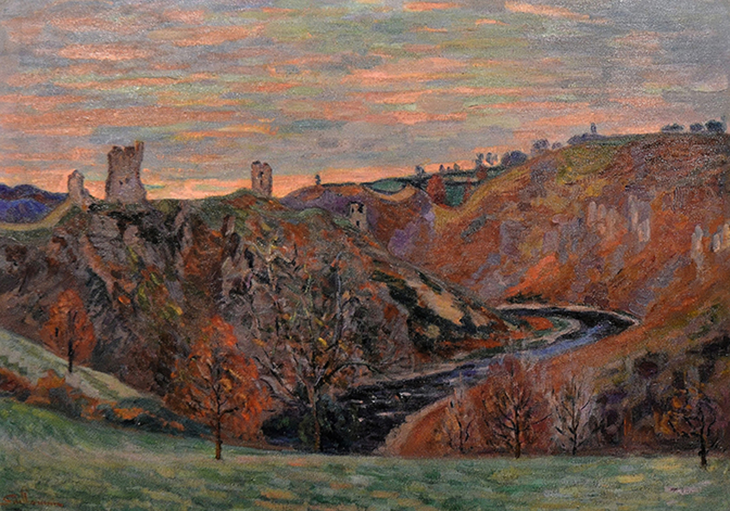 The Ruins of Crozant Castle, 1898