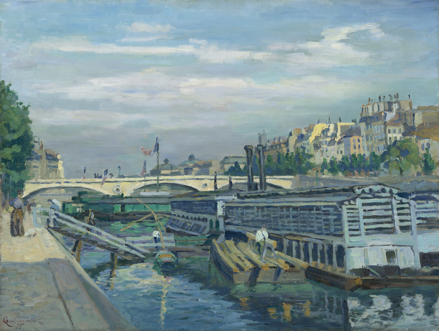 The Bridge of Louis Philippe, 1875