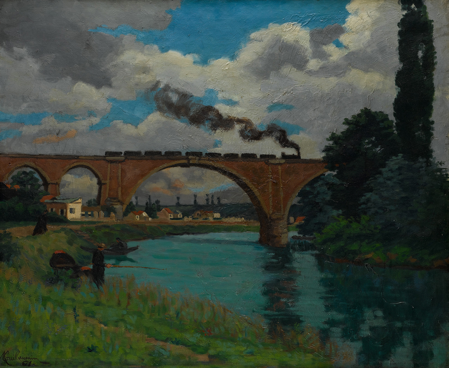 Railroad Bridge Over the Marne at Joinville, c. 1871-75